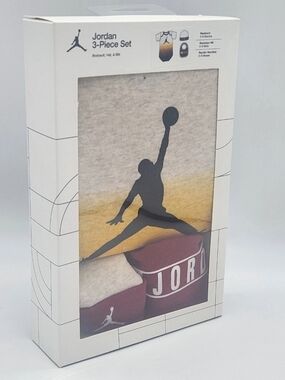 3 Piece Nike Air Jordan Baby Gift Set